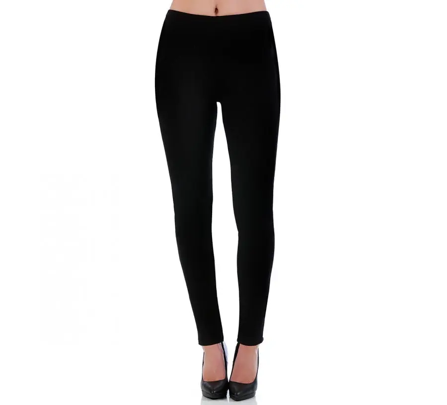 INSTANT FIGURE All-Occasion Leggings 16818M – Women’s Pull-On Stretch Ponte Leggings, Elastic Waist, Comfortable Fit for Work, Casual & Active Wear, Made in USA