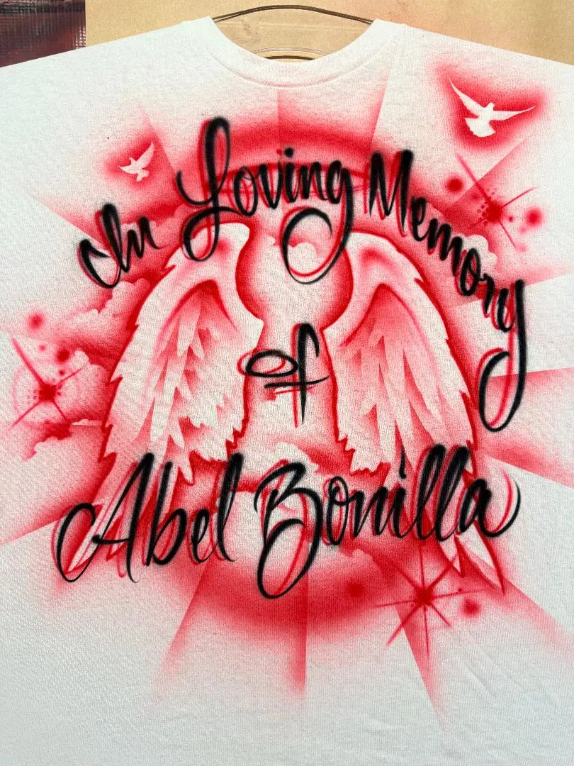 Angel Wings MEMORIAL T-SHIRT FOR YOUR LOVED ONE