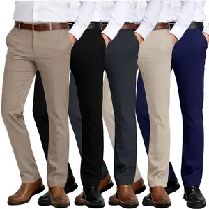 Mens Flex Stretch Slim Fit Dress Pants (Sizes, 30-40)