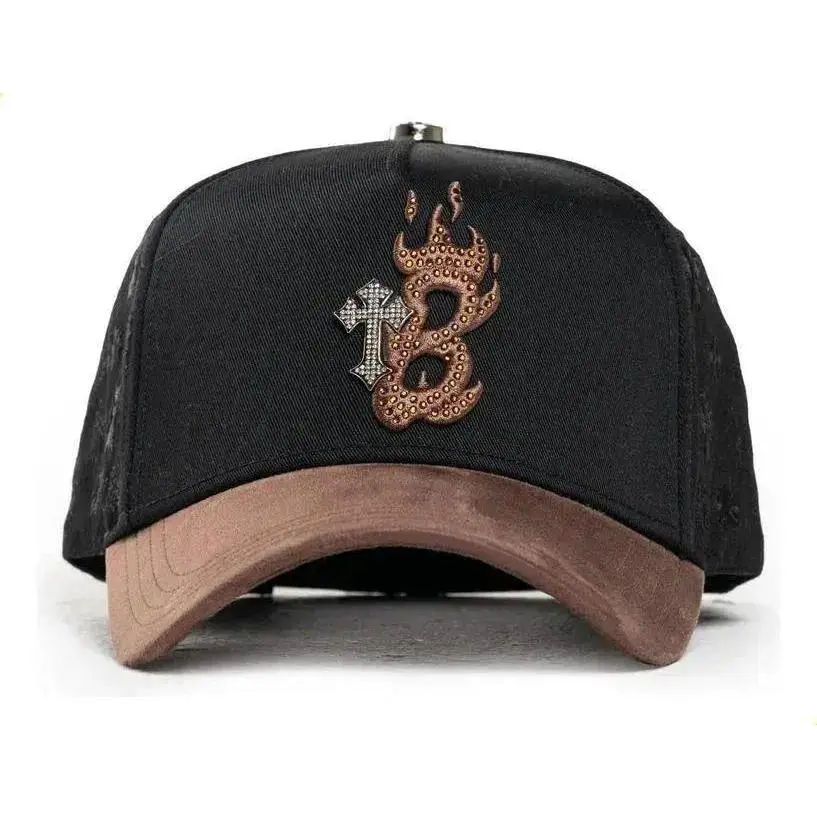 Dandy Hats X Tombochio G5 Unisex Black Fabric Casual Hat, Adjustable Beanie