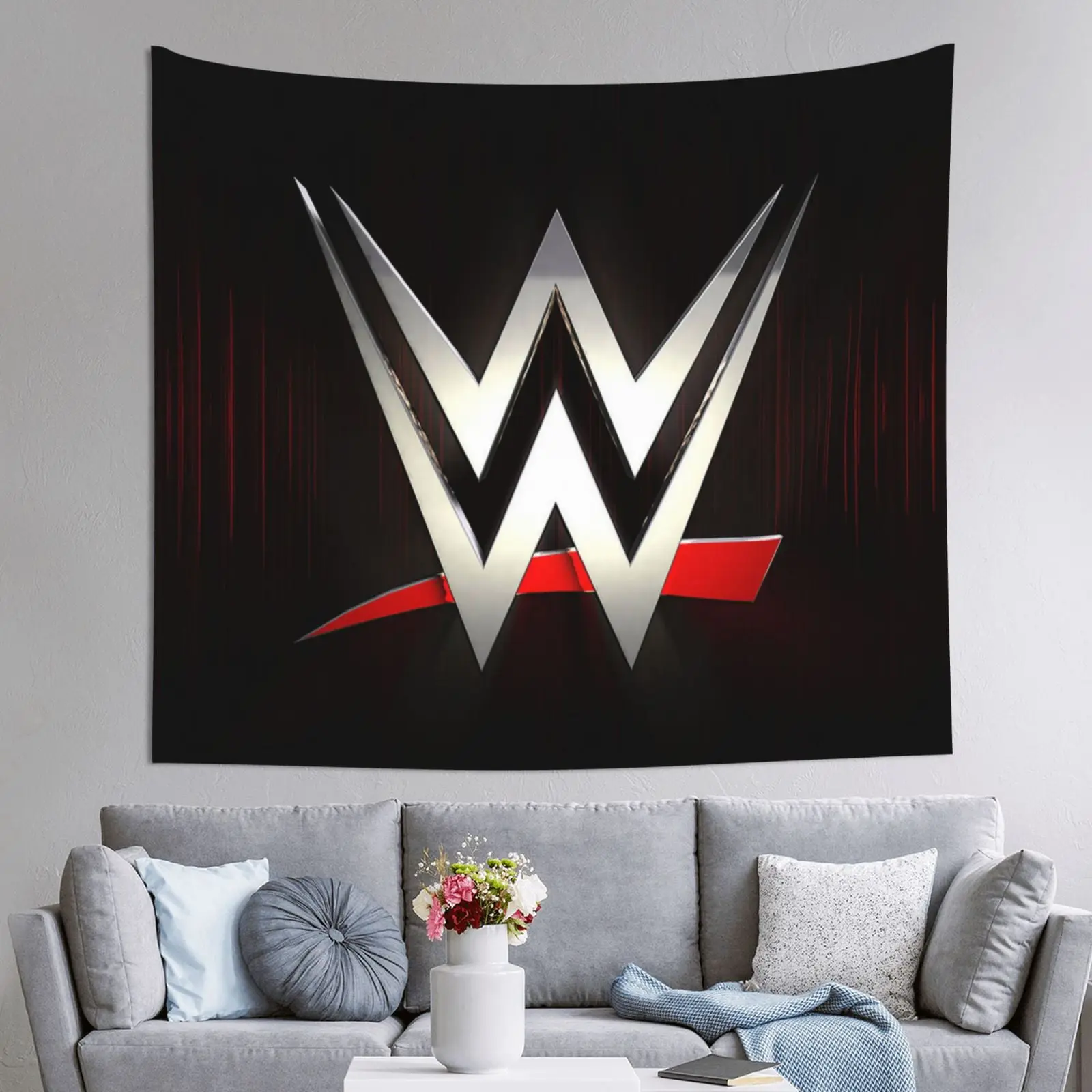 Wwe Tapestry Wall Hanging Wall Decor Wall Art Tapestry Home Decoration For Bedroom, Living Room, Dorm