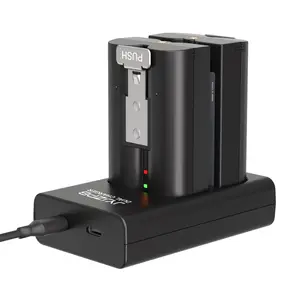 2-Pack Replacement Battery for Ring Doorbell Indoor Camera,7200mAh Rechargeable Camera Batteries with Charger Station for Ring Video Doorbell 2/3/3 Plus/4