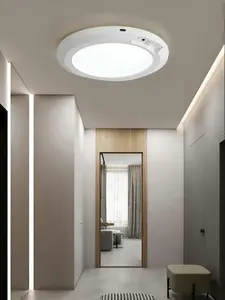 【1/2/3 Pack Motion Sensor Ceiling Light】Rechargeable Magnetic Wireless Remote Control Light with 3 Lighting Options for Closet Shower Stairs Shed Hallway Porch Patio Bedroom Living Room Bathroom - Modern Style Home & Kitchen Decor Lighting