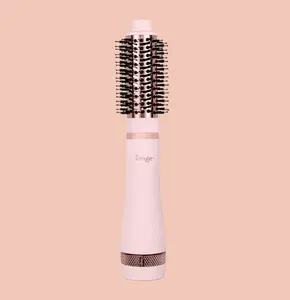 L'ANGE HAIR - Multi-Volume Series Blow Dryer Brush | Interchangeable Hair Dryer Brush with Ionic Titanium Barrel for Smooth, Voluminous Styling, Blush, Thermal Blowout Brush, Hair Tools