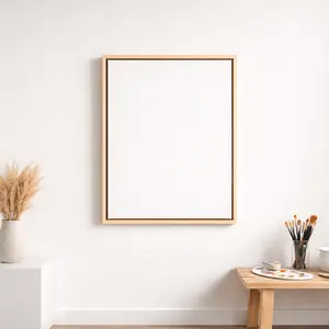 16x20″ Pre-Framed Blank Canvas for Artists – Ready to Hang, Made in the USA