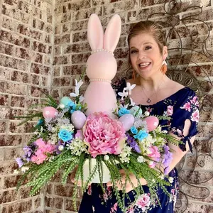 Beautiful Bunny Centerpiece     Easter Bunny Table Centerpiece