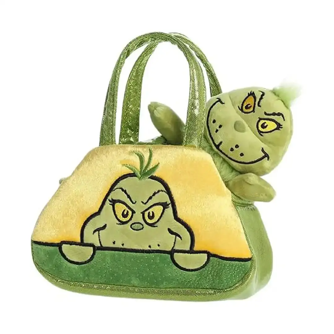 Aurora Fancy Pal 7.5in Peek-A-Boo Grinch Soft Plush - Dr. Seuss Cute Cartoon Style Character Toy, Interactive Toy for 12+ Years, Interactive Toys