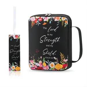 Bible Set for Women, Bible Theme Backpack for Girls, Bible Travel Bag for Women, Bible Set, Christmas Gift, Flower Design, Faith Bag, Christian Gift