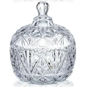 JerrBear's Dusting Powder Jar - 500 ml Glass Jar with Lid, Eco-Friendly, Timeless Elegance, Perfect for Personal Care Vanity Canister