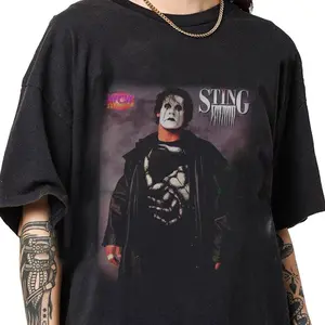 Sting WCW Graphic Tee for Wrestling Fans FA3