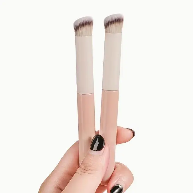 1 Pink Concealer Brush Pink Acne Brush Eye Socket Brush Blending Brush Professional Beauty Tool Makeup Brush Elegant Design Dense