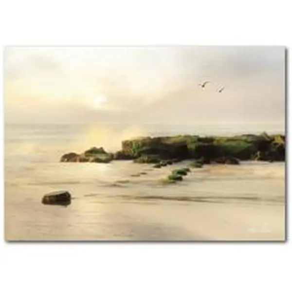 Courtside Market WEB-CT896 Gallery-Wrapped Canvas Wall Art, 30x40 in, Old Pier Collection Home Decor