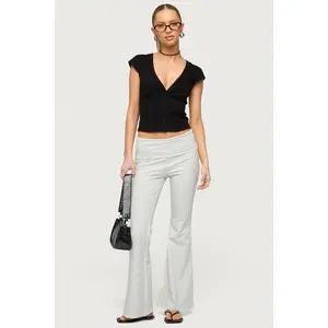 Petite Naomi Foldover Flared Leggings