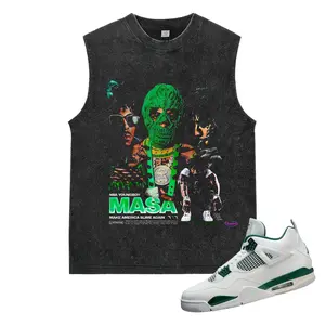 Vintage N.B.A Youngz Boys tanktop washed, Vintage N.B.A Youngz Boys concert tour, Youngboy MaSaTour, Vintage N.B.A Youngz Boys Vintage tanktop Shirt To Match AJ 4 Oxidized Green ver 5