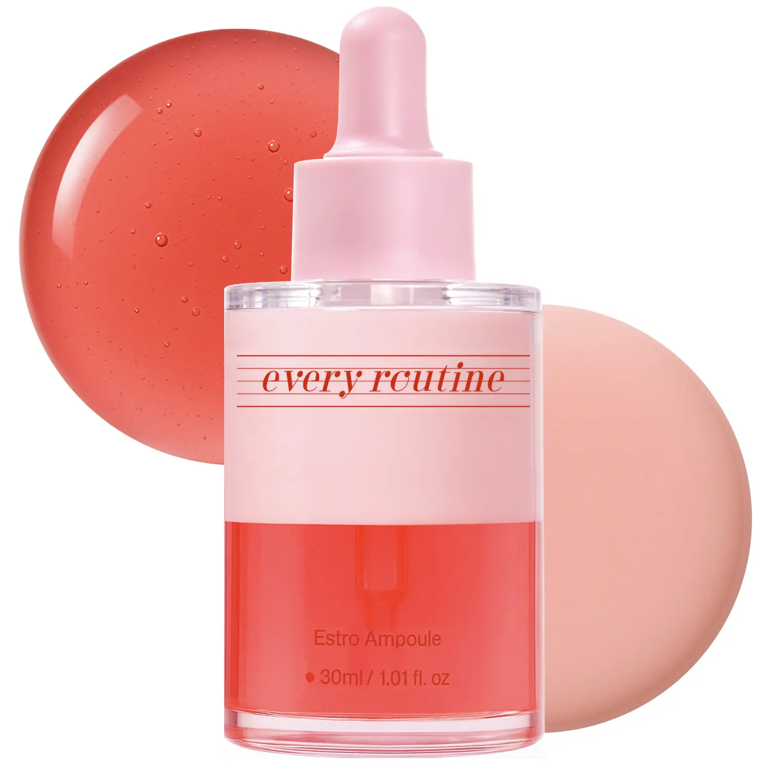 every routine Estro Ampoule – Vegan Collagen Water & 13 Hyaluronic Acids Serum with Pomegranate and Soy Extracts for Hydration, Radiant Glow & Firm Skin 30 ml, 1.01 fl oz
