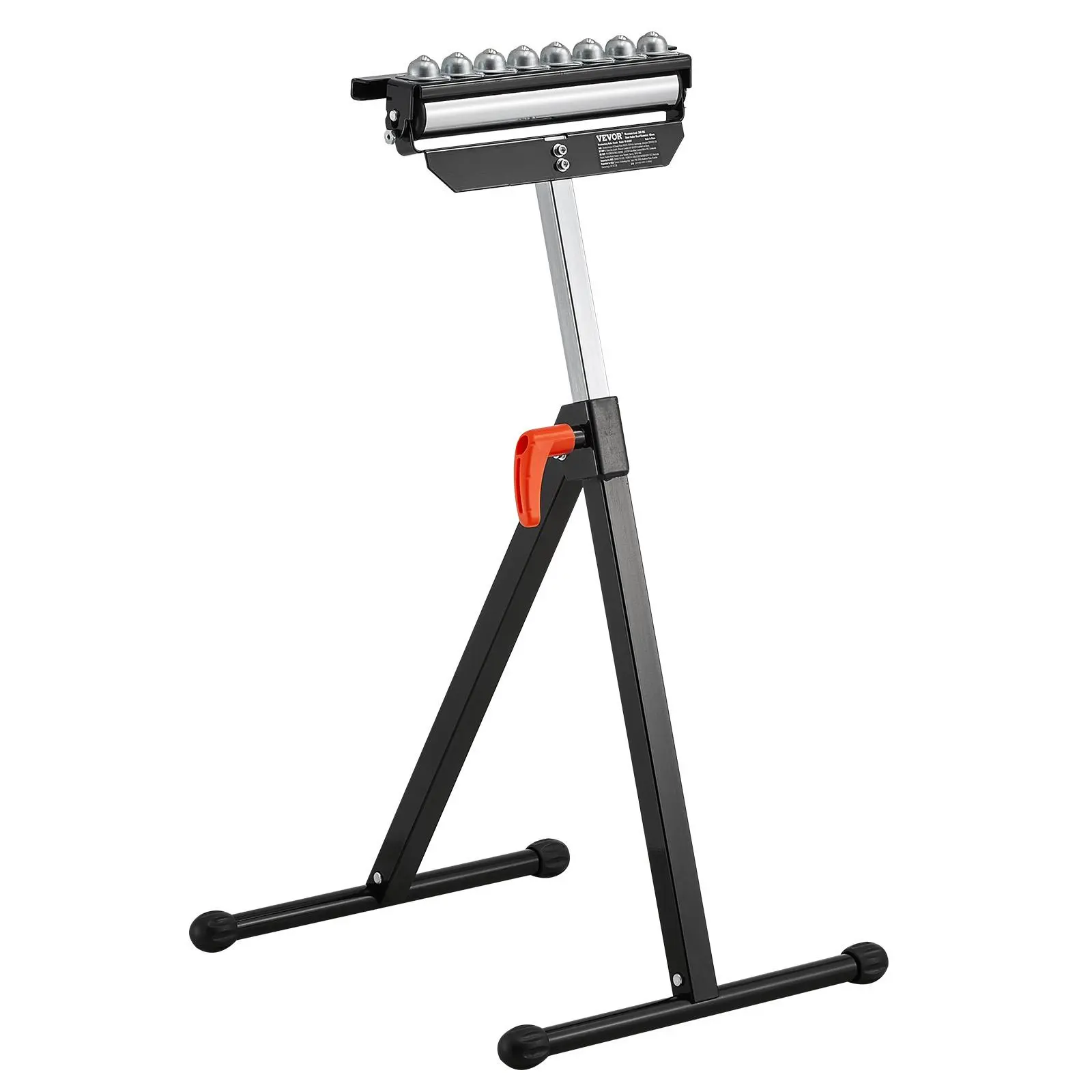 【Summerfinds】VEVOR Roller Stand 300 lb Load Capacity26.8-42.5 in Adjustable HeightFolding Heavy Duty with 11.5 inch Polished Multi-directional Roller Headfor Table Saw Outfeed Woodworking Extension Support