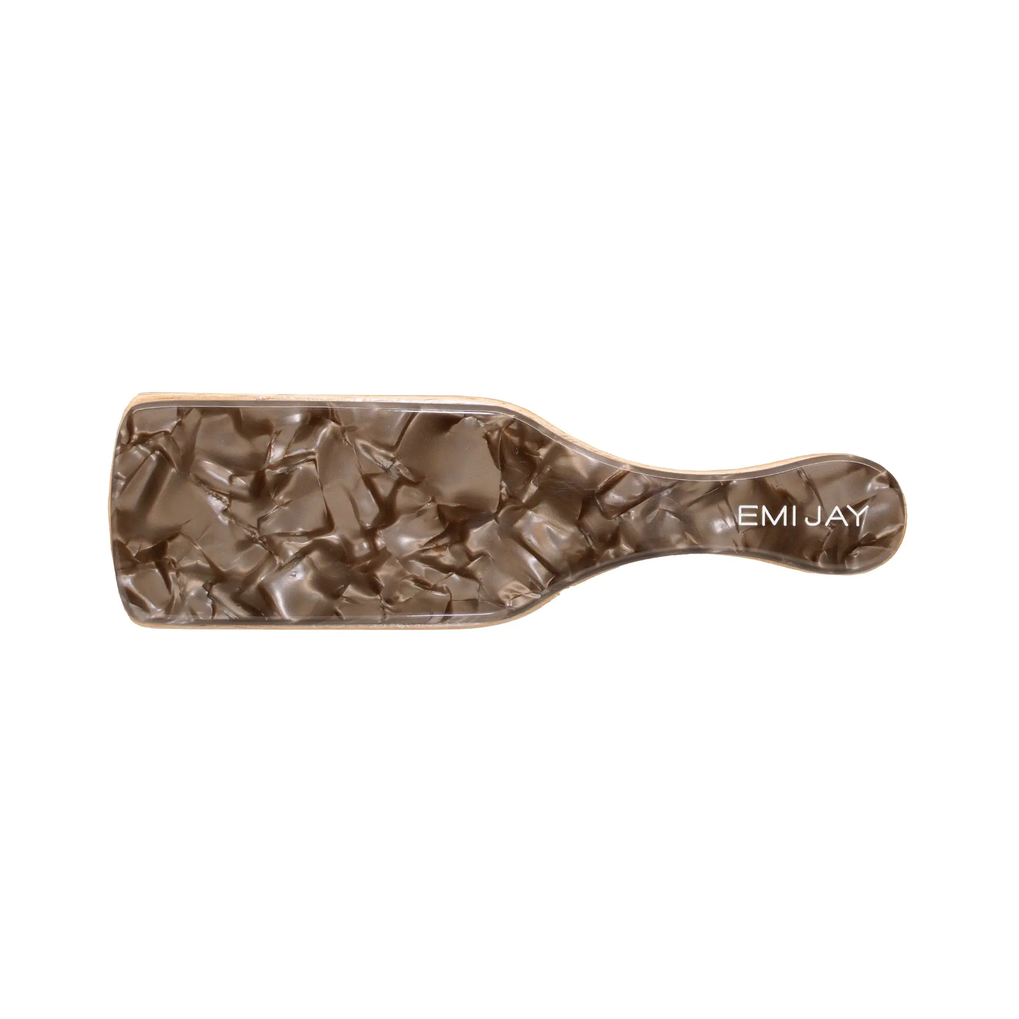 Emi Jay Mini Boar Bristle Bamboo Hair Brush in Toasted Sugar
