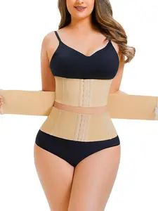 Women's Shapewear Waist Trainer Belt, High Waist Shaping, Adjustable Three-Panel Design, Front Buckle Closure, Slimming & Supportive, Ideal for Daily Wear