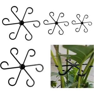 Plant Stem Support Rack - 4 Pccs Climbing Houseplant Stem Holders - Plants Climbing Rack Plant Growth Accessories for Climbing Plants