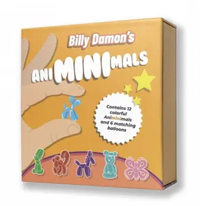 Animinimals - Magical Mini Balloon Animals Set with 12 Colorful Animinimals & 6 Matching Balloons for Fun Creative Play