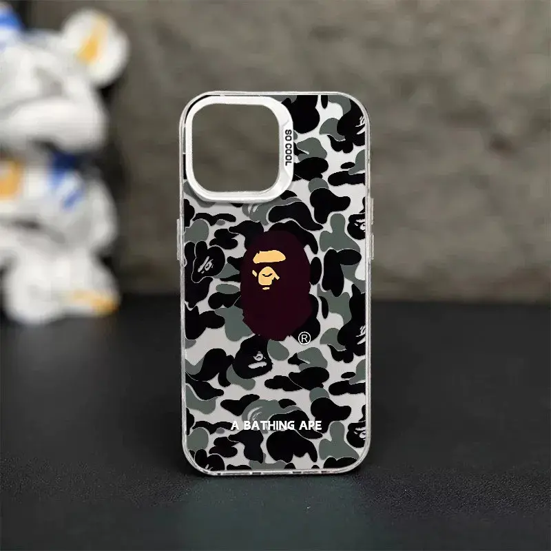 Iconic A BATHING APE Camo iPhone Case - Phone case for iphone 7-17
