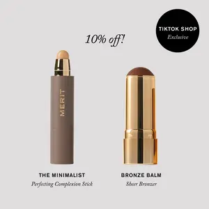 MERIT The 5-Minute Face Duo -  The Minimalist Complexion Stick & Sheer Bronzer