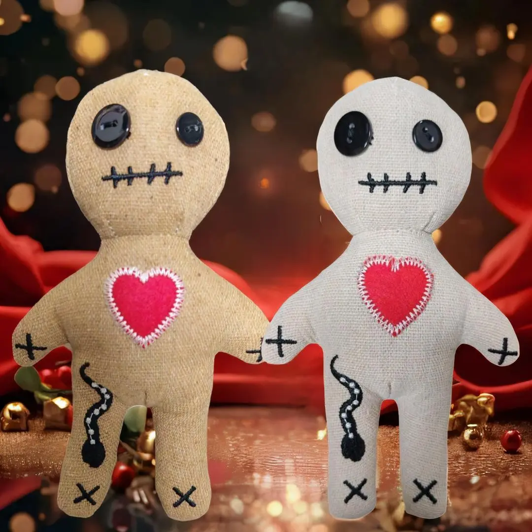 Halloween Voodoo Dolls, Button Eye Dolls, No Needle, Soft Huggable Prank Toy, Stuffed Figure Doll, Single Toy, Model Xinghao, Perfect Halloween Decoration