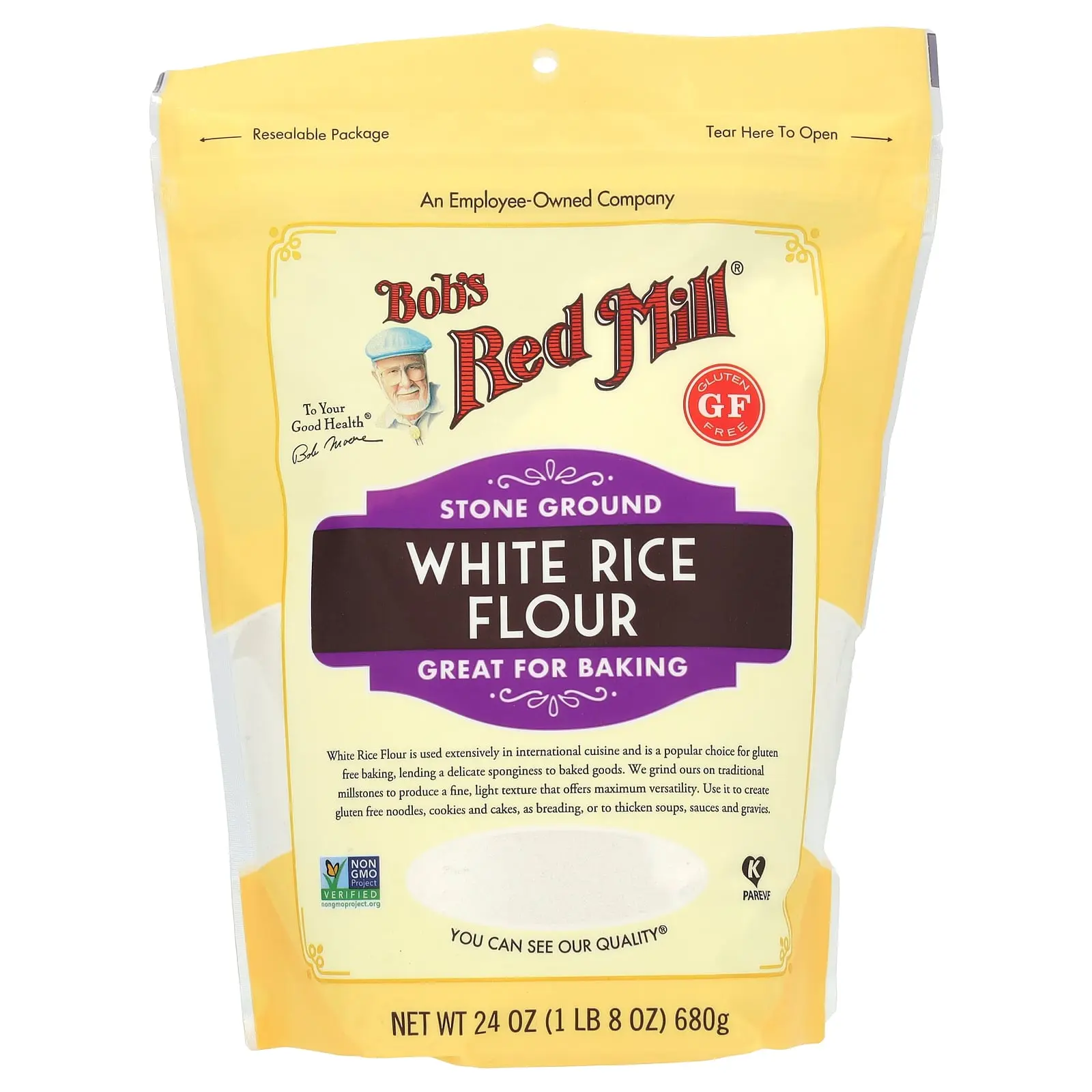 Bob's Red Mill White Rice Flour, 24 oz (680 g)