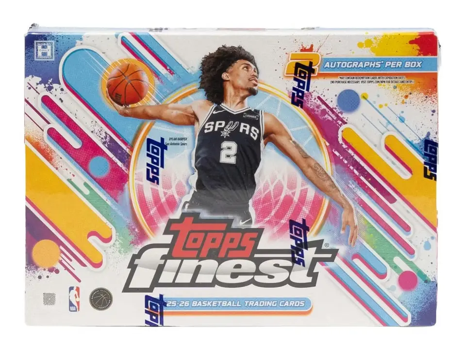 2025-26 Topps Finest Basketball Hobby Trading Cards