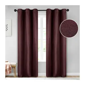 Superior Jaxon Textured Blackout Curtain S/2 Panels, 42X108