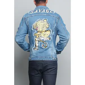 Savage Tiger Denim Jacket