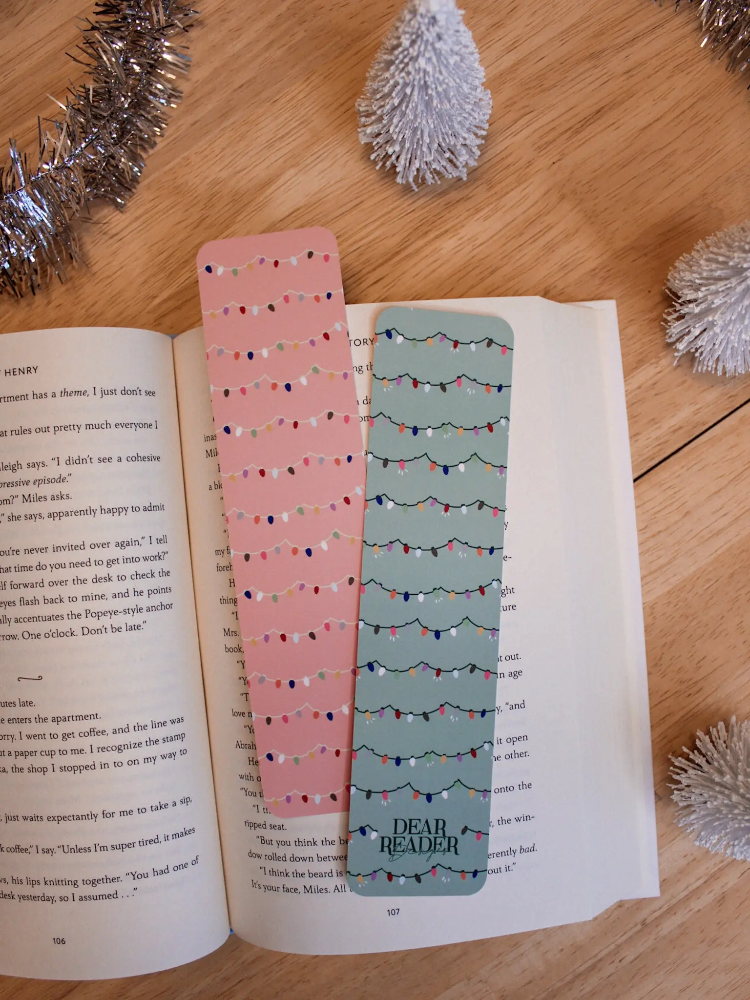 Christmas Lights Bookmark