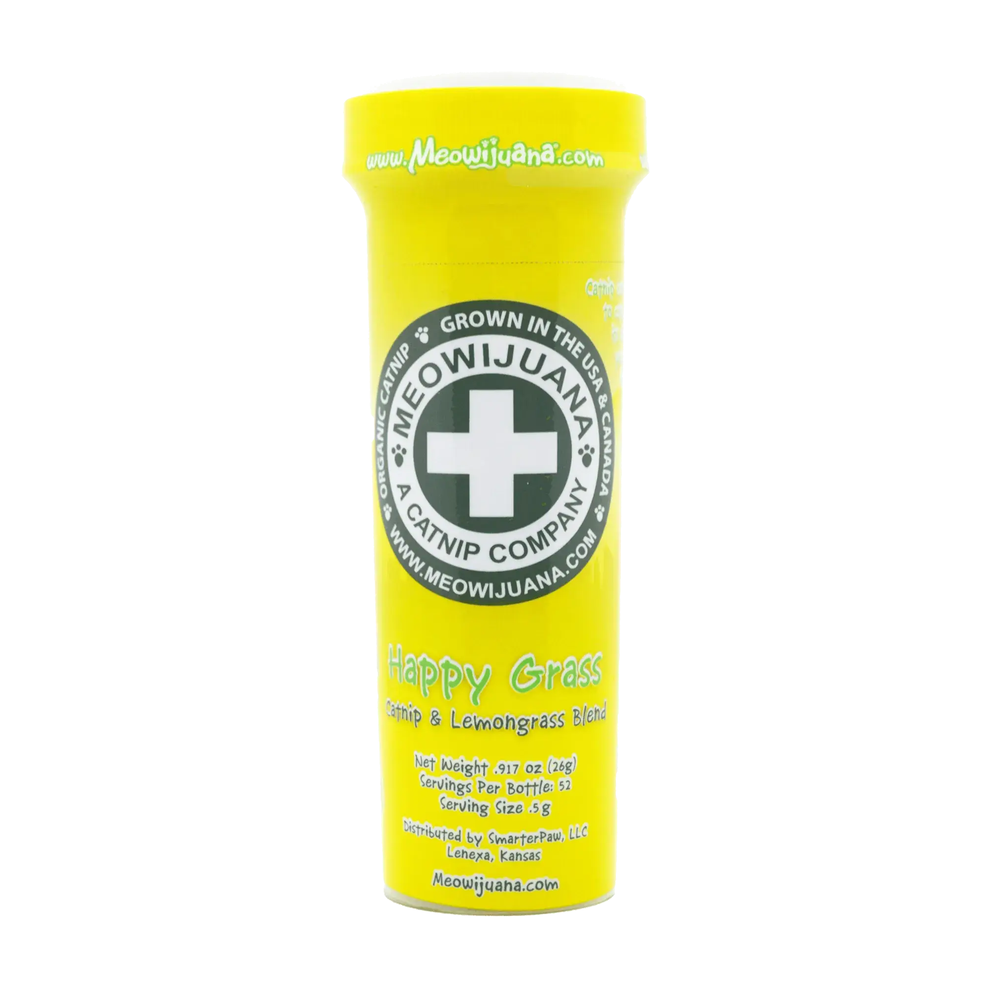 Happy Grass - Organic Lemongrass and Premium Catnip Blend