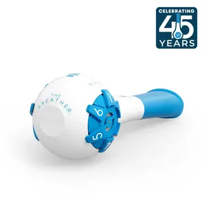 THE BREATHER + Free Case – Breathe Easier, Feel Stronger, Live Better | Natural Respiratory Muscle Trainer – Drug-Free Therapy to Improve Lung Strength & Breathing