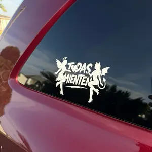 Todas Mienten Window Vinyl Decal Sticker