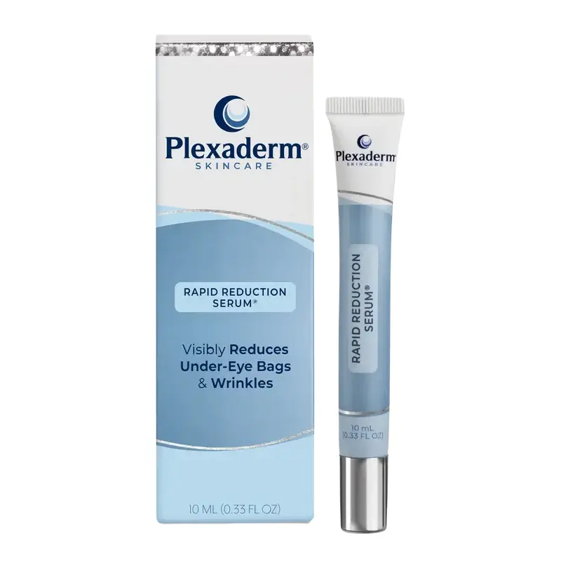 Plexaderm Rapid Reduction Serum (1/2/3-Pack) - 30ml-Anti Aging Wrinkle & Eye Bag Tightener, Instant Under Eye Bags & Under-Eye Puffiness Reducer, Fine Lines, Crow's Feet, Hooded Eyes, Temporary Lift for Mature Skin, Works in Minutes