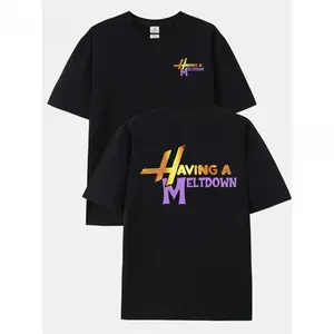 Having A Meltdown Vintage Washed T-Shirt, Trendy Disco Faux Glitter Hannah Montana Graphic Tee, Aesthetic Mental Health Matters Cotton Unisex Apparel, Retro Casual Streetwear Top for Mental Health Awareness Daily Wear,summervibes