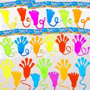 50-Pack Sticky Hands Toy Party Favors |       Perfect for Kids Goodie Bags, Classroom Valentines, Birthday Student Gifts, and Party Supplies Stuffers