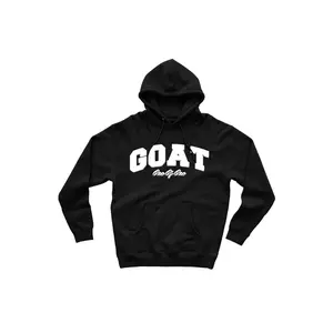 Puff Print Goat Hoodie (White Logo)
