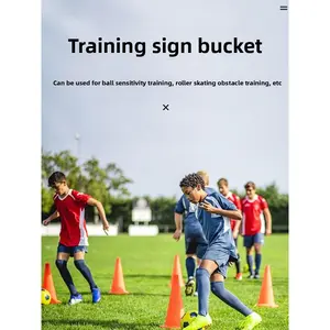 Football Training Marker Cones, Sports & Outdoor Road Obstacle Equipment for Training & Playing Field Use