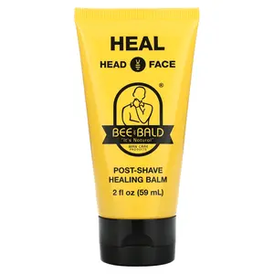 Bee Bald Heal Head & Face, Post-Shave Healing Balm, 2 fl oz (59 ml)