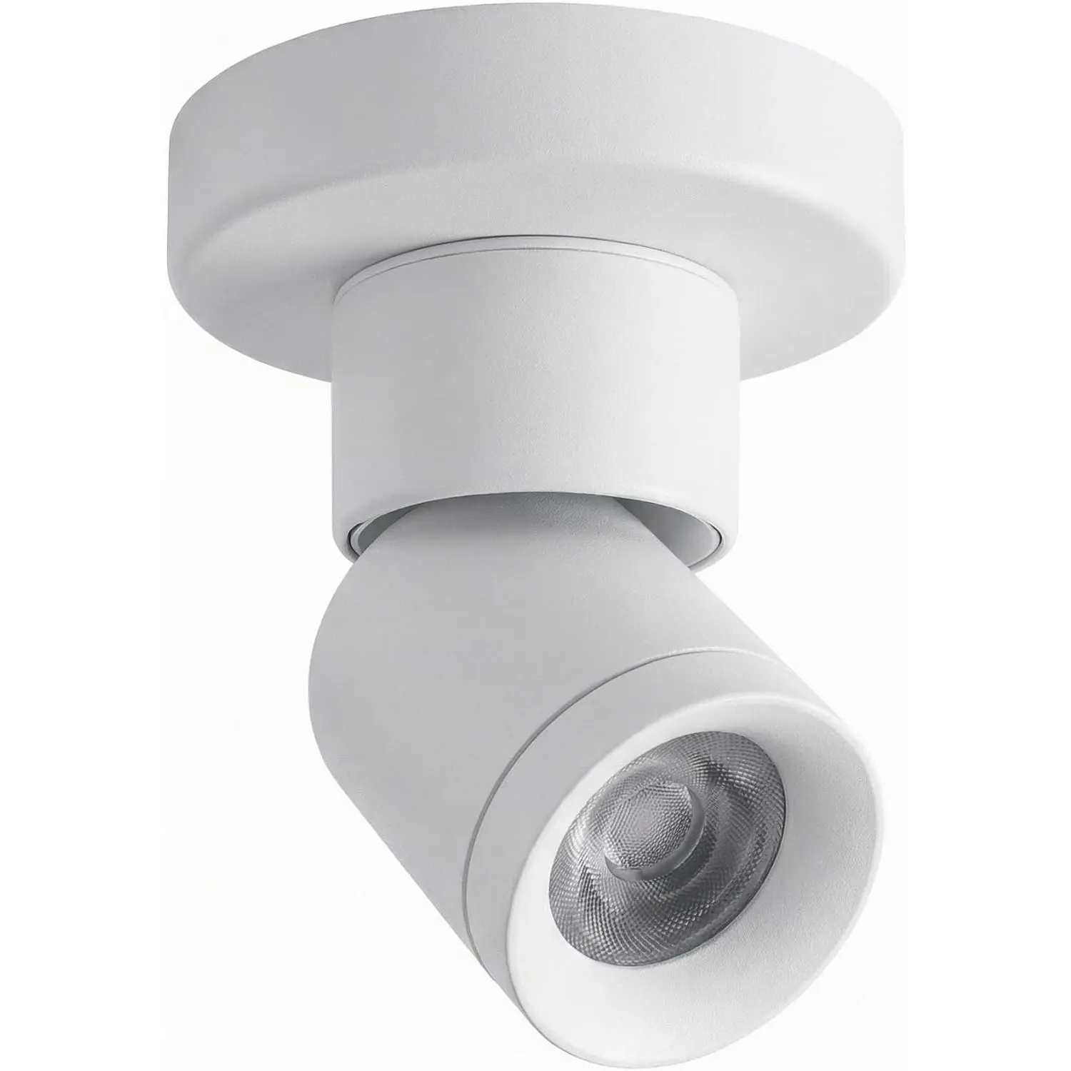 LED Indoor White Ceiling Spot Light 9W Surface Mounted Light Fixture with Rotating 360 °   Pivoting Spotlight for Picture Panting Living Room or Bedroom Accent Lighting