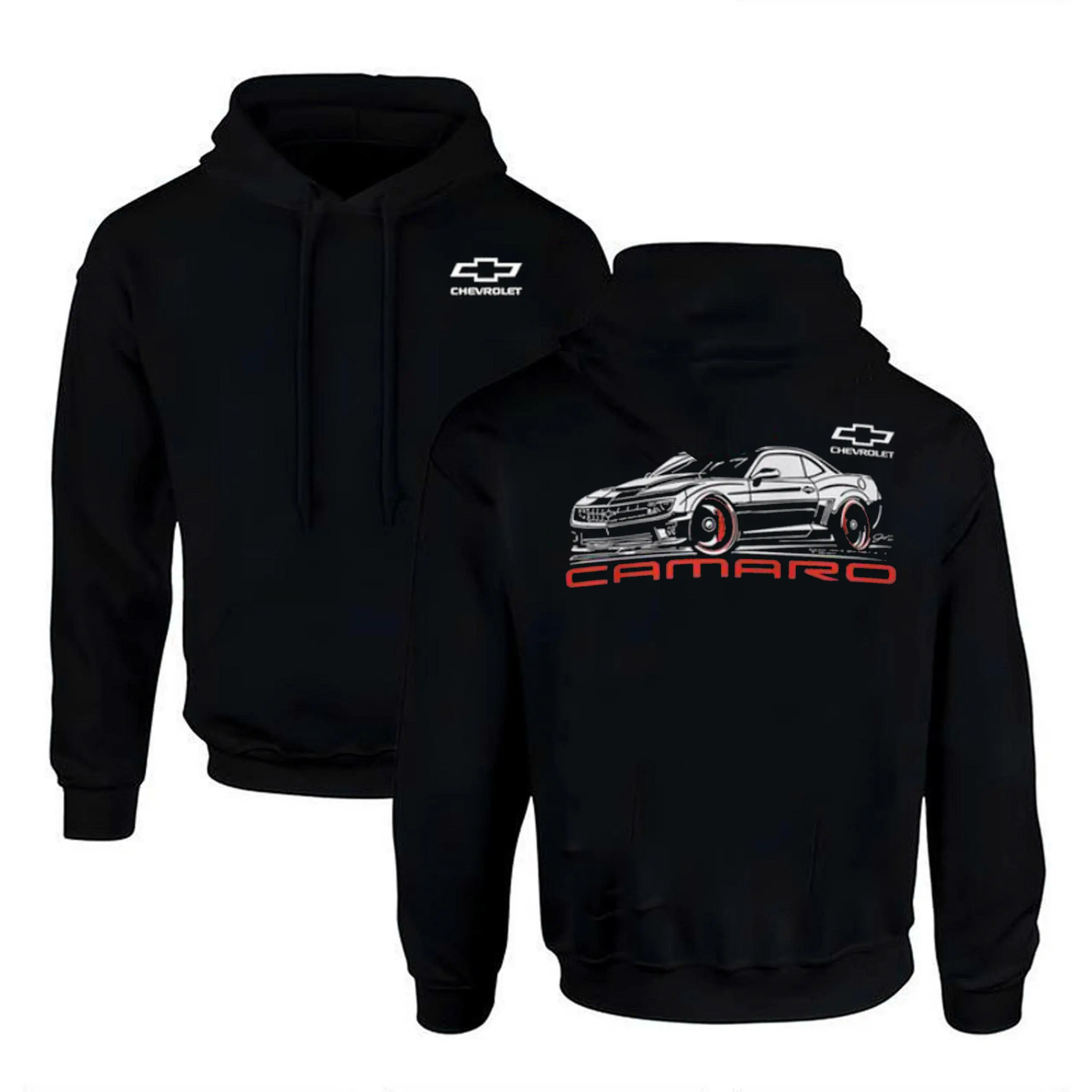 Chevrolet Camaro ZL1 5th Gen 2-Sided T-Shirt/Hoodie, Muscle Car Crewneck, Retro Auto Enthusiast Gift For Men, Top Menswear