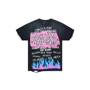 Bridgette Black/Pink Oversized T-Shirt