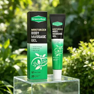GreenVibes Relaxing Massage Gel, Breathable Hydrating Texture, Deep Moisturizing Ideal for Everyday Skin Maintenance