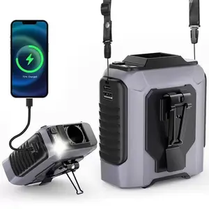 Portable Waist Clip Fan 4 in 1 Wearable Cooling Neck Fan, 5 Speed Adjustable 16000 RPM for Hands-Free Outdoor Activities