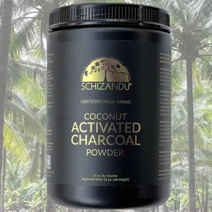 Activated Charcoal Powder, Organic, From COCONUT, Certified Food Grade, 25 oz JAR (12 oz by WEIGHT) Healthcare T) Supplement