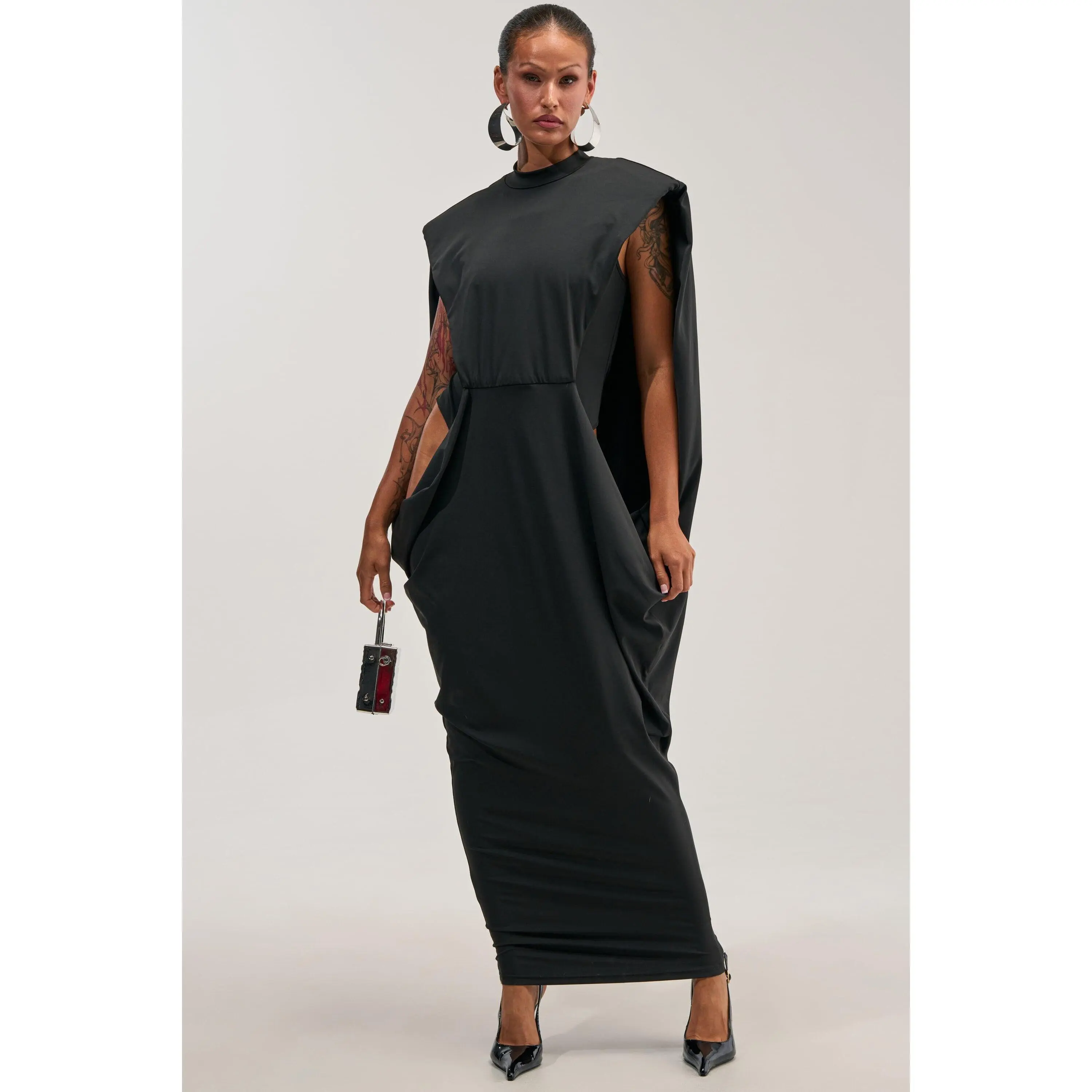SWEET TALKER CAPE MAXI DRESS