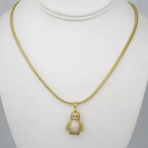 Cadenas & Colgantes - Chain W Pendants - 14K Real Color - Zircon Stone -3mmx50cm