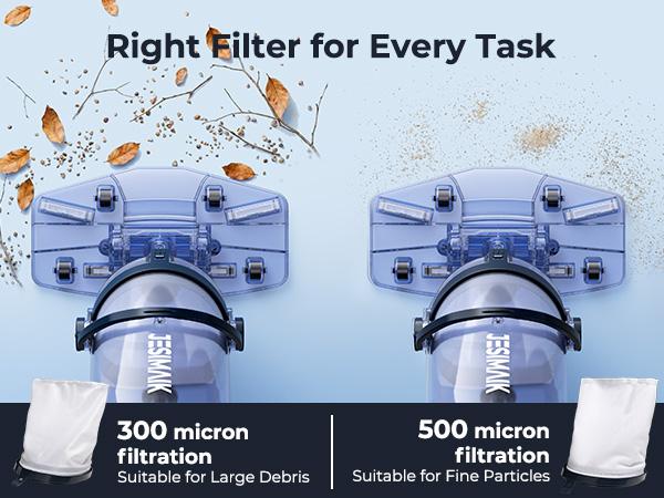 BigSale88！！Pool Vacuum for Above Ground Pool, JESIMAIK Cordless Pool Vacuum with 18.5 GPM, 60 Min Runtime, Telescopic Pole, Ideal Above Ground Pool Vacuum for Inground Pool, Spas, Hot Tubs tiktokshopbacktoschool